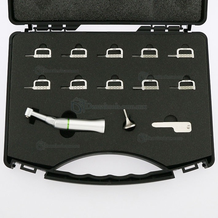 Kit de contra&aacute;ngulo IPR 4:1 para ortodoncia con tiras interproximales